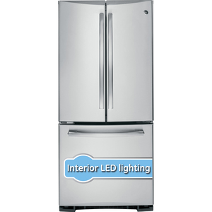 GE Profile Réfrigérateur avec porte à deux battants de 19.5 pi.cu. Acier Inoxydable PNR20KSEFES