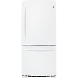 GE 20.2 cu.ft. Bottom Freezer Refrigerator White GDR20DTERWW
