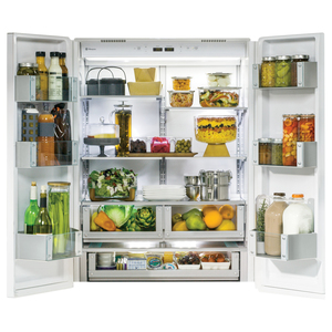Monogram 20.6 cu.ft. Built In French Door Refrigerator Panel Ready ZIP360NH