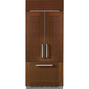 Monogram 20.6 cu.ft. Built In French Door Refrigerator Panel Ready ZIP360NH