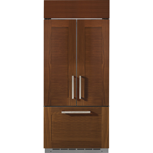 Monogram Réfrigérateur avec porte à deux battants encastrè de 20.6 pi.cu. Panneau prête - ZIP360NHB