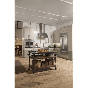 Monogram Réfrigérateur avec porte à deux battants encastrè de 20.6 pi.cu. Acier Inoxydable ZIPP360NHSS