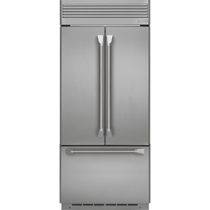 Monogram Réfrigérateur avec porte à deux battants encastrè de 20.6 pi.cu. Acier Inoxydable ZIPP360NHSS