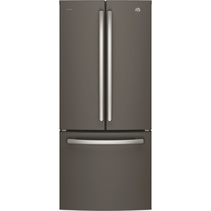 Réfrigérateur GE Profile homologué Energy Star de 20,8 pi³ avec porte à deux battants, ardoise - PNE21NMLKES