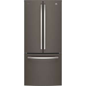 Réfrigérateur GE Profile homologué Energy Star de 20,8 pi³ avec porte à deux battants, ardoise - PNE21NMLKES