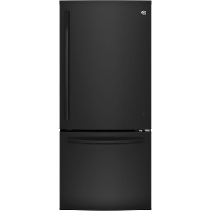 GE Réfrigérateur à congélateur inférieur de 20.9 pi³ Noir GDE21DGKBB