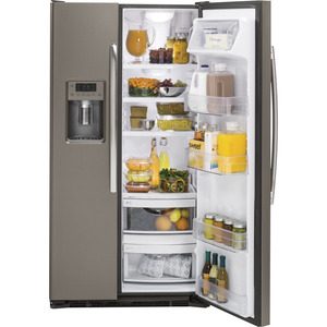 GE 21.9 cu.ft. Side by Side Refrigerator Slate GZS22DMJES
