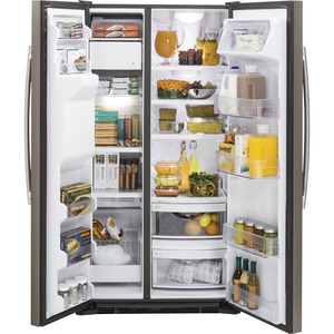 GE 21.9 cu.ft. Side by Side Refrigerator Slate GZS22DMJES