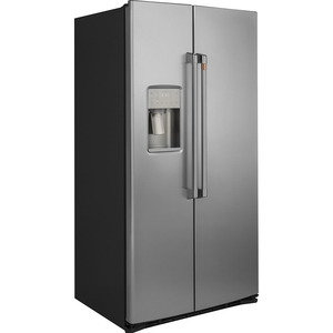 Café™ 21.9 Cu. Ft. Counter-Depth Side-by-Side Refrigerator Stainless Steel - CZS22MP2NS1