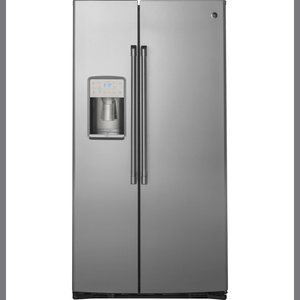 GE Café Réfrigérateur côte à côte de 21,9 pi³ Acier inoxydable CZS22MSKKHSS