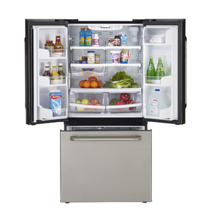 GE Café Réfrigérateur avec porte à deux battants de 22.1 pi.cu. Acier Inoxydable CNR22SSEFES