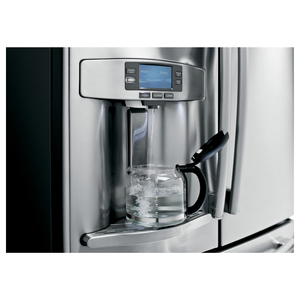 GE Profile Réfrigérateur avec porte à deux battants de 22.1 pi.cu. Acier Inoxydable PYE22PSHSS