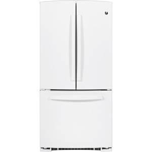 GE Réfrigérateur avec porte à deux battants de 22.1 pi.cu. Blanc GNR22DGEFWW
