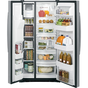GE Réfrigérateur côte à côte de 23.12 pi.cu. Acier Inoxydable GSS23HSHSS