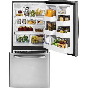 GE Réfrigérateur à congélateur inférieur de 22.8 pi.cu. Acier Inoxydable GDR23DSERBS