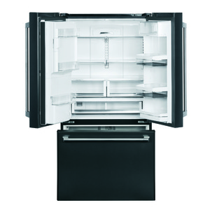 Réfrigérateur de 22,2 pi3 GE Café avec porte à deux battants fini ardoise noire  - CYE22UELDS