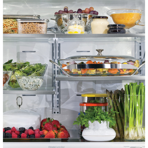 GE Profile Réfrigérateur avec porte à deux battants de 23.1 pi.cu. Ardoise PWE23KMDES