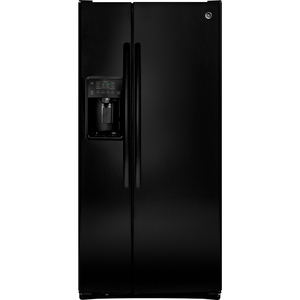 GE 23.2 Cu. Ft. Side-By-Side Refrigerator Black - GSS23GGKBB
