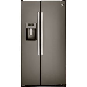 GE 23.2 Cu. Ft. Side-By-Side Refrigerator Slate - GSS23GMKES