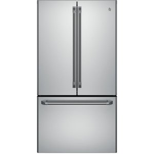 GE Café Réfrigérateur avec porte à deux battants de 24.8 pi³ Acier Inoxydable CNE25SSKJKSS