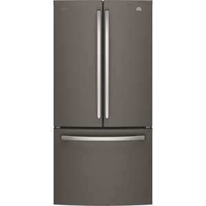 Réfrigérateur GE Profile homologué Energy Star de 24,5 pi³ avec porte à deux battants, ardoise - PNE25NMLKES