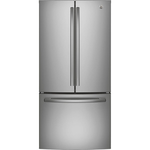 GE Réfrigérateur avec porte à deux battants de 24.8 pi³ Acier Inoxydable GNE25DSKSS