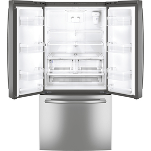 GE Profile avec porte à deux battants de 24.8 pi³ Acier Inoxydable PNE25JSKSS