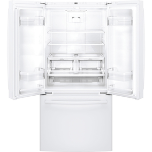 GE Réfrigérateur avec porte à deux battants de 24.8 pi³ Blanc GNE25DGKWW