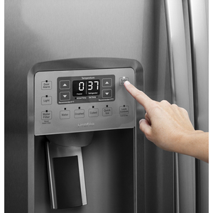 GE Profile Réfrigérateur côte à côte de 25.4 pi.cu. Acier Inoxydable PSE25KSHSS