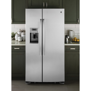 GE Profile Réfrigérateur côte à côte de 25.4 pi.cu. Acier Inoxydable PSE25KSHSS