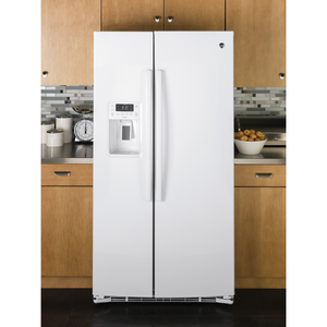 GE Profile Réfrigérateur côte à côte de 25.4 pi.cu. Blanc PSE25KGHWW