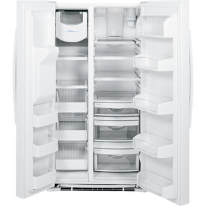 GE Profile Réfrigérateur côte à côte de 25.4 pi.cu. Blanc PSE25KGHWW