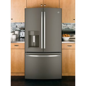 GE Réfrigérateur avec porte à deux battants de 25.7 pi.cu. Ardoise GFE26GMHES