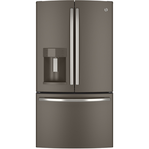 GE Réfrigérateur avec porte à deux battants de 25.7 pi.cu. Ardoise GFE26GMHGES