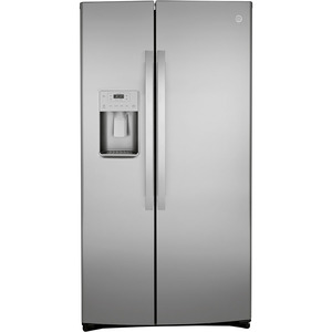 Réfrigérateur côte à côte GE de 25,1 pi³, acier inoxydable - GSS25IYNFS