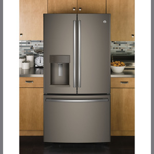 GE Profile Réfrigérateur avec porte à deux battants de 25.7 pi³ Ardoise GFE26GMKES