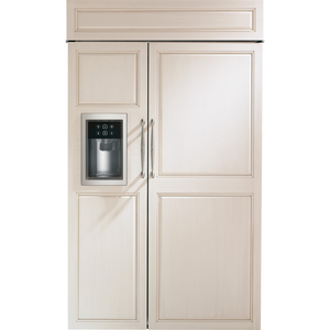 Monogram 30.7 cu.ft. Built In Side by Side Refrigerator Panel Ready ZISB480DH