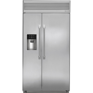 Monogram Réfrigérateur côte à côte encastrè de 26.1 pi.cu. Acier Inoxydable ZISP420DHSS