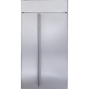 Monogram Réfrigérateur côte à côte encastrè de 26.1 pi.cu. Acier Inoxydable - ZISS420NHASS