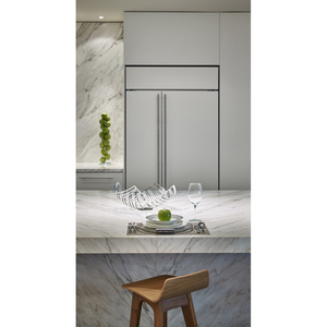 Monogram Réfrigérateur côte à côte encastrè de 26.1 pi.cu. Acier Inoxydable ZISS420NHSS