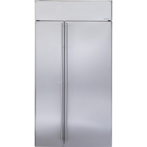 Monogram Réfrigérateur côte à côte encastrè de 26.1 pi.cu. Acier Inoxydable ZISS420NHSS