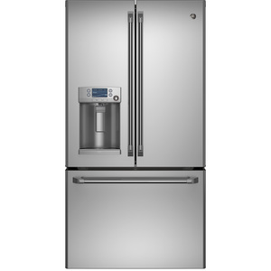 GE Café de 27.8 pi.cu. Réfrigérateur avec porte à deux battants Acier Inoxydable CFE28TSHSS