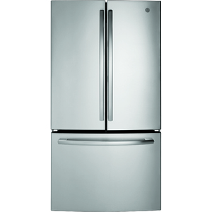 Réfrigérateur avec porte à deux battants GE de 27,7 pi³, acier inoxydable - GNE27JSMSS