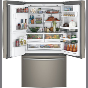 GE Profile Réfrigérateur de 27,7 pi³ avec Keurig® K-Cup® Ardoise PFE28PMKES