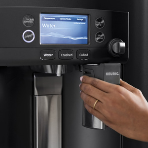 Réfrigérateur de 27,8 pi3 GE Café avec porte à deux battants fini ardoise noire  - CFE28UELDS