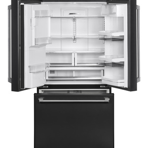 Réfrigérateur de 27,8 pi3 GE Café avec porte à deux battants fini ardoise noire  - CFE28UELDS