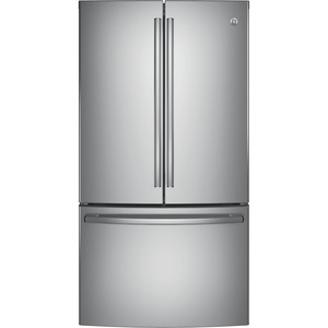 GE Réfrigérateur avec porte à deux battants de 28.5 pi³ Acier Inoxydable GNE29GSKSS