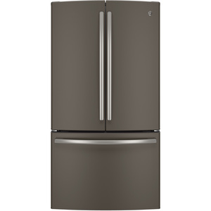 GE Réfrigérateur avec porte à deux battants de 28.5 pi.cu. Ardoise GNE29GMHES