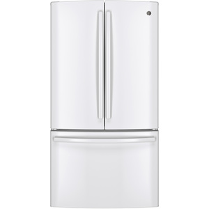 GE Réfrigérateur avec porte à deux battants de 28.5 pi.cu. Blanc GNE29GGHWW