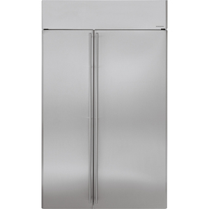 Monogram Réfrigérateur côte à côte encastrè de 30.7 pi.cu. Acier Inoxydable ZISS480NHSS